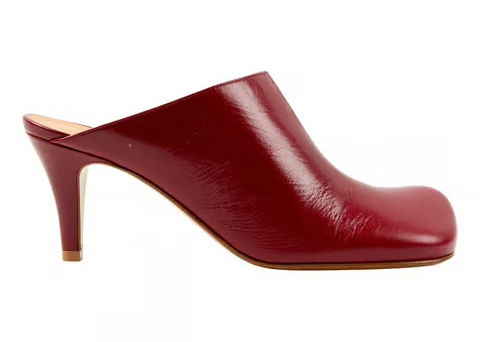 Sneakers og sko Bottega Veneta Leather Mule Bourgogne | 578329VBPJ06241, 0