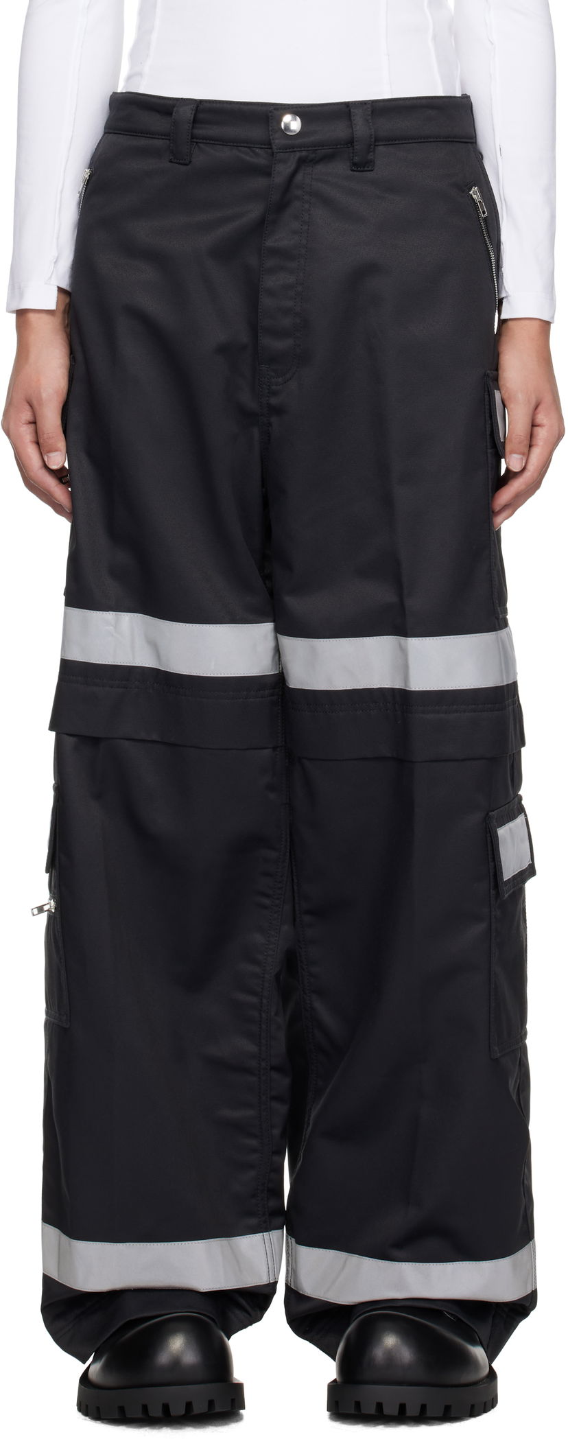 Cargo bukser VETEMENTS Vetements Workwear Cargo Pants Sort | UA66PA300B