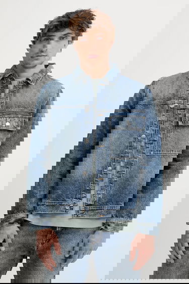 Jakke Samsoe Samsoe Samsoe Samsoe SAWESLEY Denim Jacket Blå | M25100082, 0