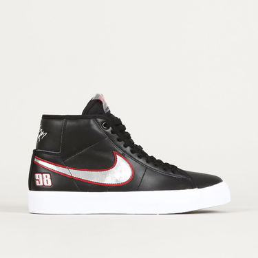 Sneakers og sko Nike SB Blazer Mid Pro GT "Black Silver Red" Sort | FN4182-001, 5