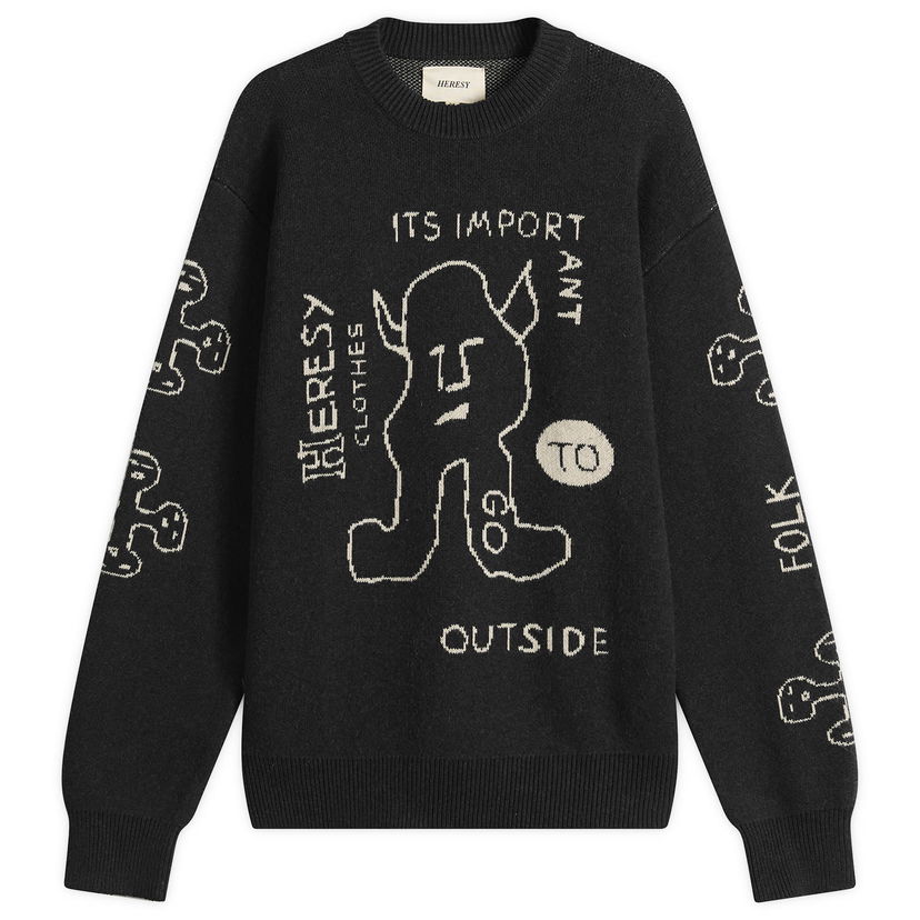Sweater Heresy Outdoors Knit Sweater Sort | HAW25-KW02