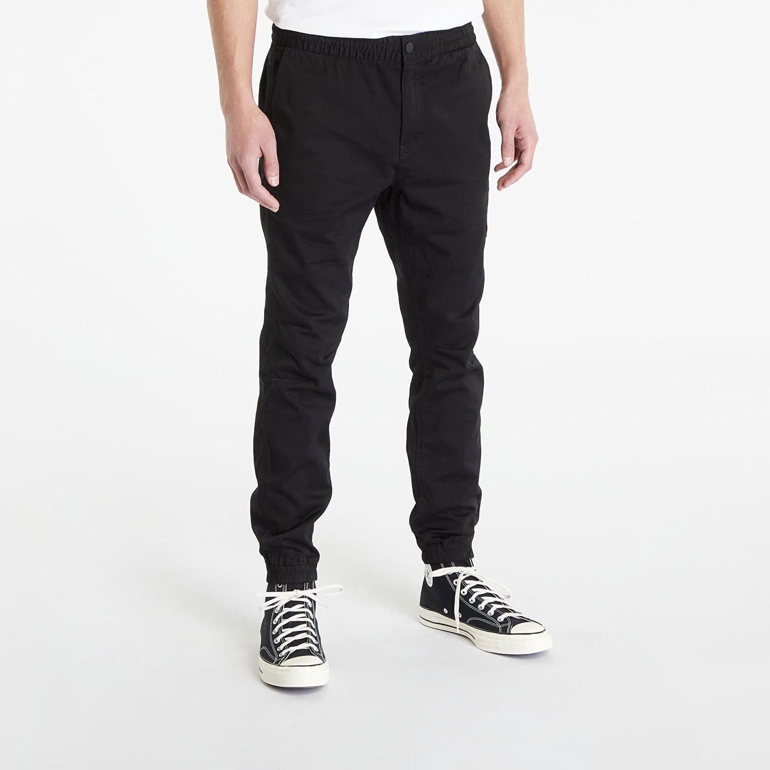 Cargo bukser CALVIN KLEIN Monologo Badge Casual Chinos Sort | J30J322923 BEH, 0