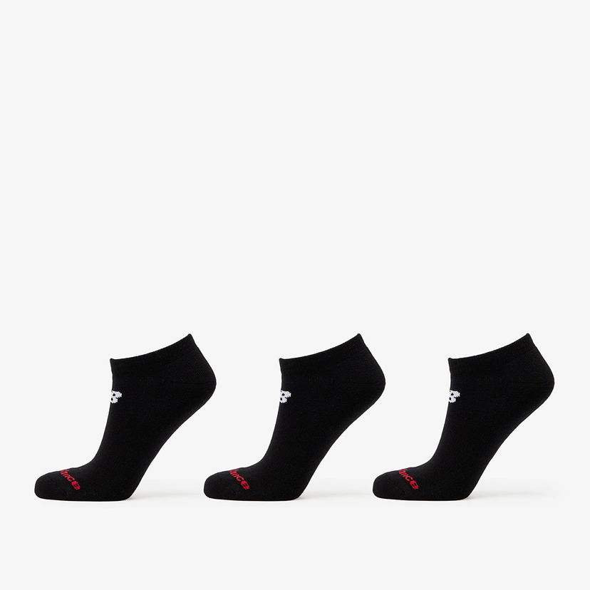 Sokker New Balance Everyday No Show Socks 3-Pack Sort | LAS51453BK