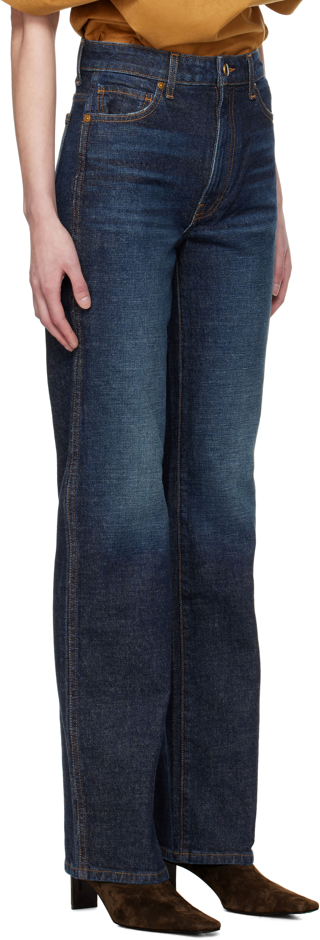 Jeans Khaite KHAITE Danielle Stretch Jeans Blå | 1032916010, 1