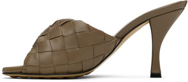 Tilbehør Bottega Veneta Bottega Veneta Blink Heeled Sandals Brun | 796455 V2ED0, 2