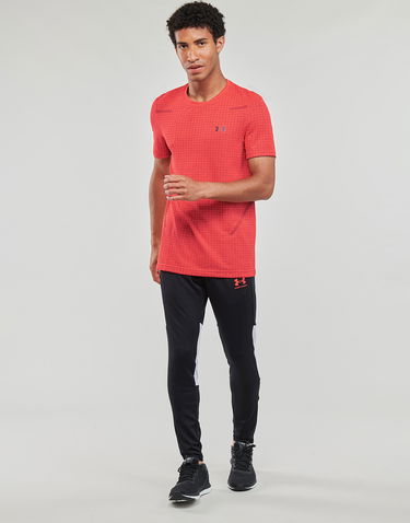 T-shirt Under Armour Seamless Grid Tee Rød | 1376921-628, 2