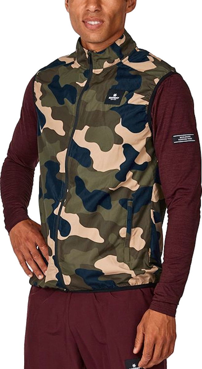 Vest Saysky Saysky Pace Camo Vest Grøn | imrve01