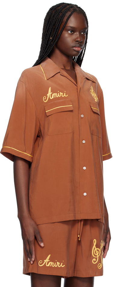 Skjorte AMIRI Amiri 'Saturday Night' Camp Shirt Orange | AMSTCA1118, 4