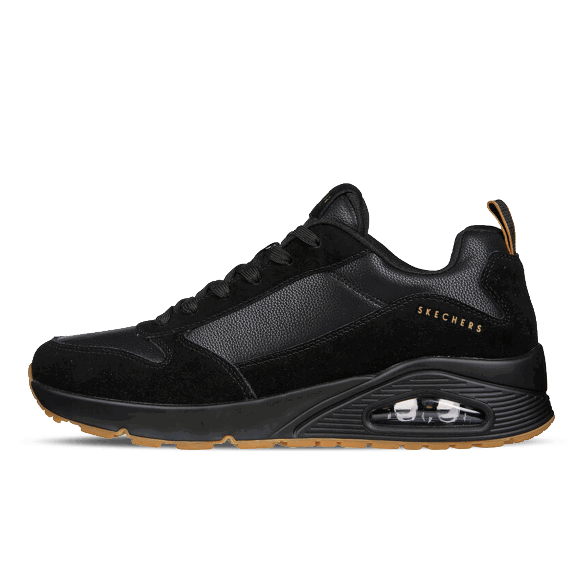 Sneakers og sko Skechers UNO Sort | 52468-BBK, 0