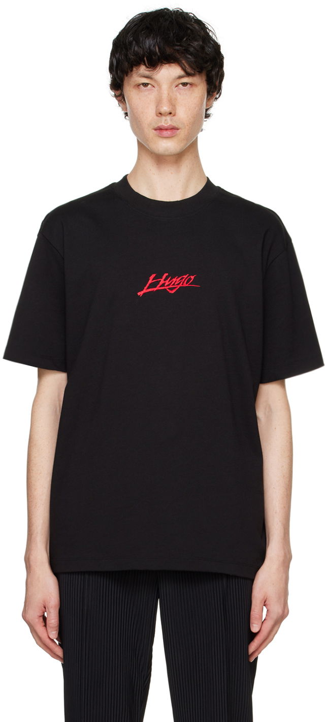 T-shirt BOSS Relaxed-Fit T-shirt Sort | 50527926, 0