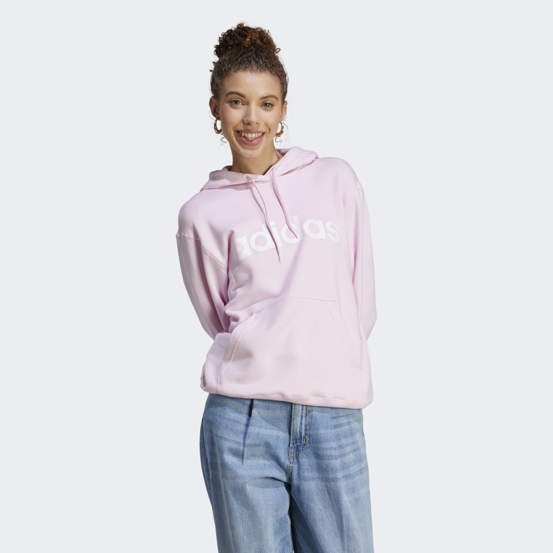 Sweatshirt adidas Originals Essentials Linear Lyserød | IL3343, 1