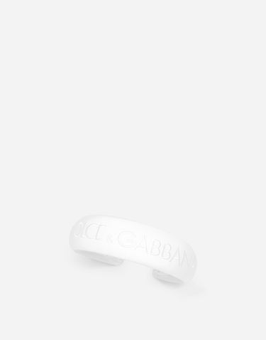 Armbånd Dolce & Gabbana Dolce & Gabbana Poplin Hairband With Logo Hvid | LB3L54G7NYSW0800, 2