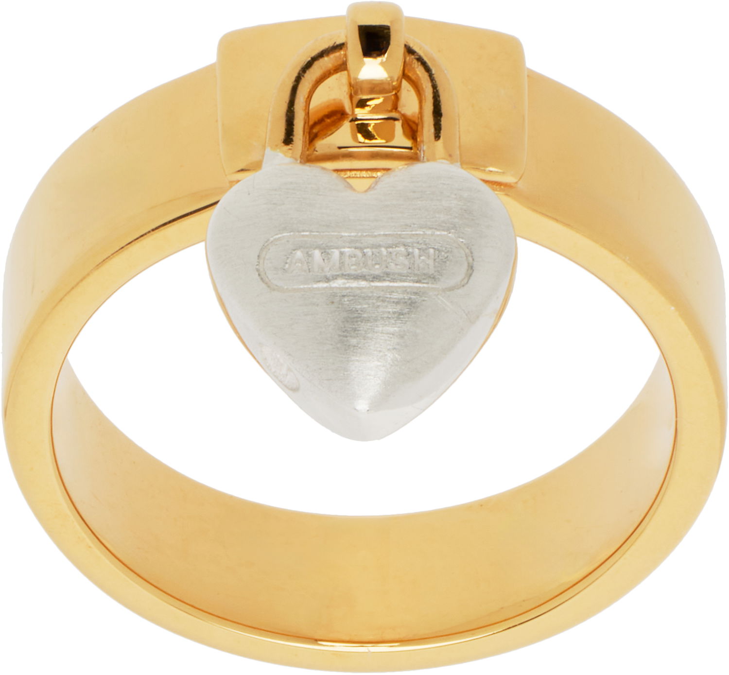 Ring Ambush AMBUSH Heart Padlock Ring Metalisk | 12114582, 0
