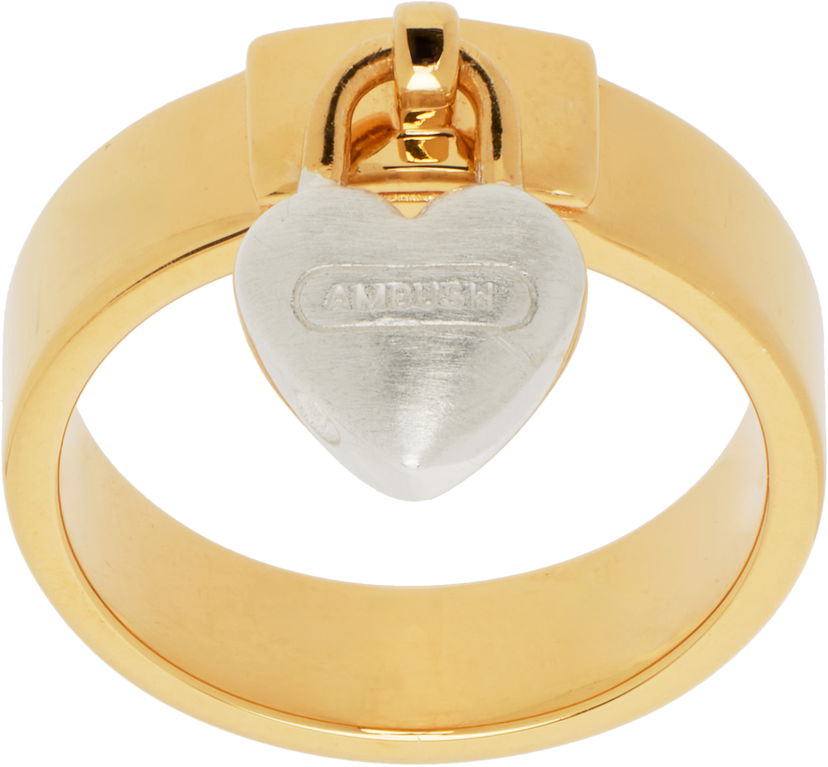 Ring Ambush AMBUSH Heart Padlock Ring Metalisk | 12114582