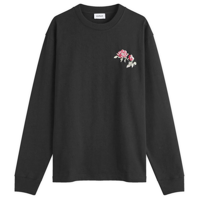 T-shirt Soulland Long Sleeve T-Shirt Size Large Sort | 41002-1262-BLK