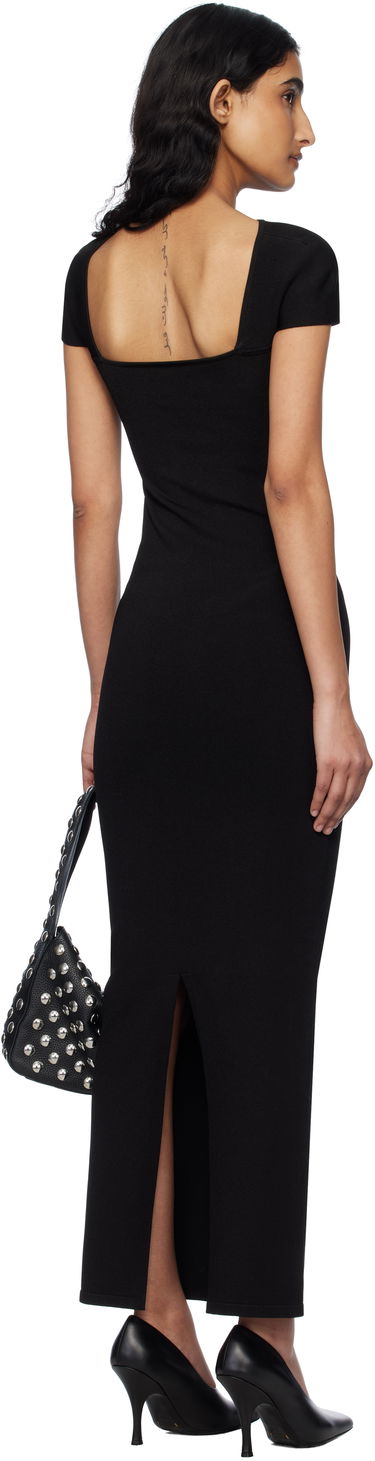 Kjole Khaite Khaite Basile Maxi Dress Sort | 9724439, 2