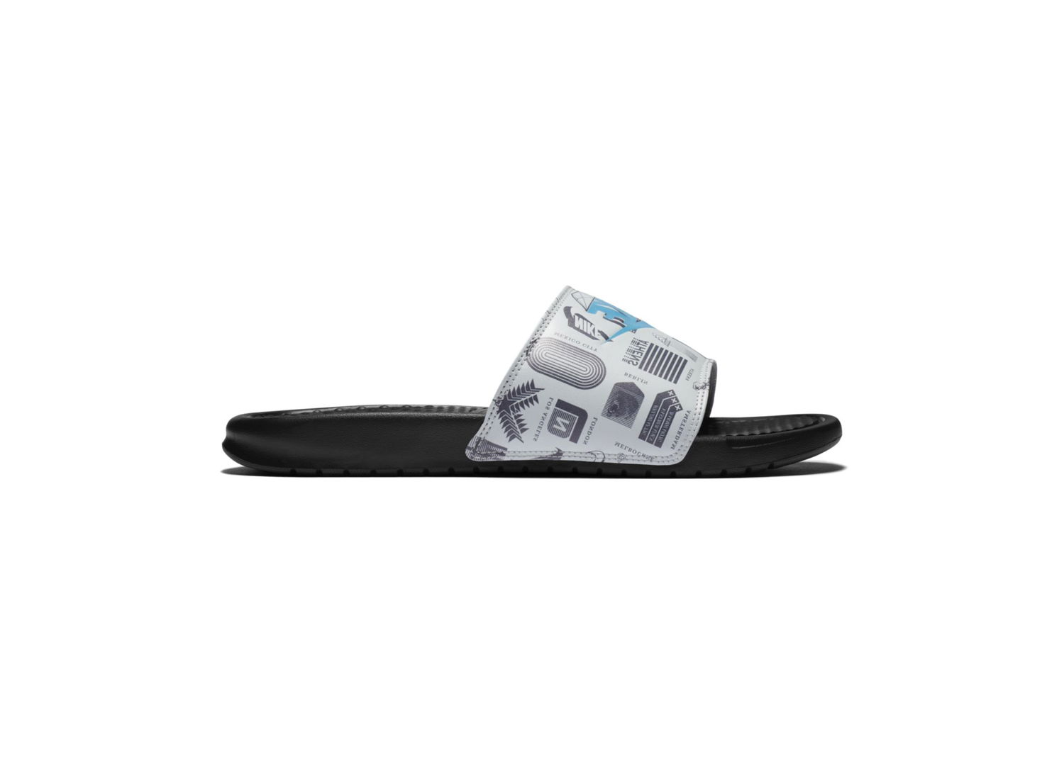 Sneakers og sko Nike Benassi JDI Summit White Sort | 631261-041, 0