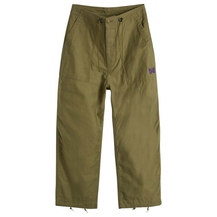 Cargo bukser Needles Fatigue String Pant Grøn | PU240-OLI