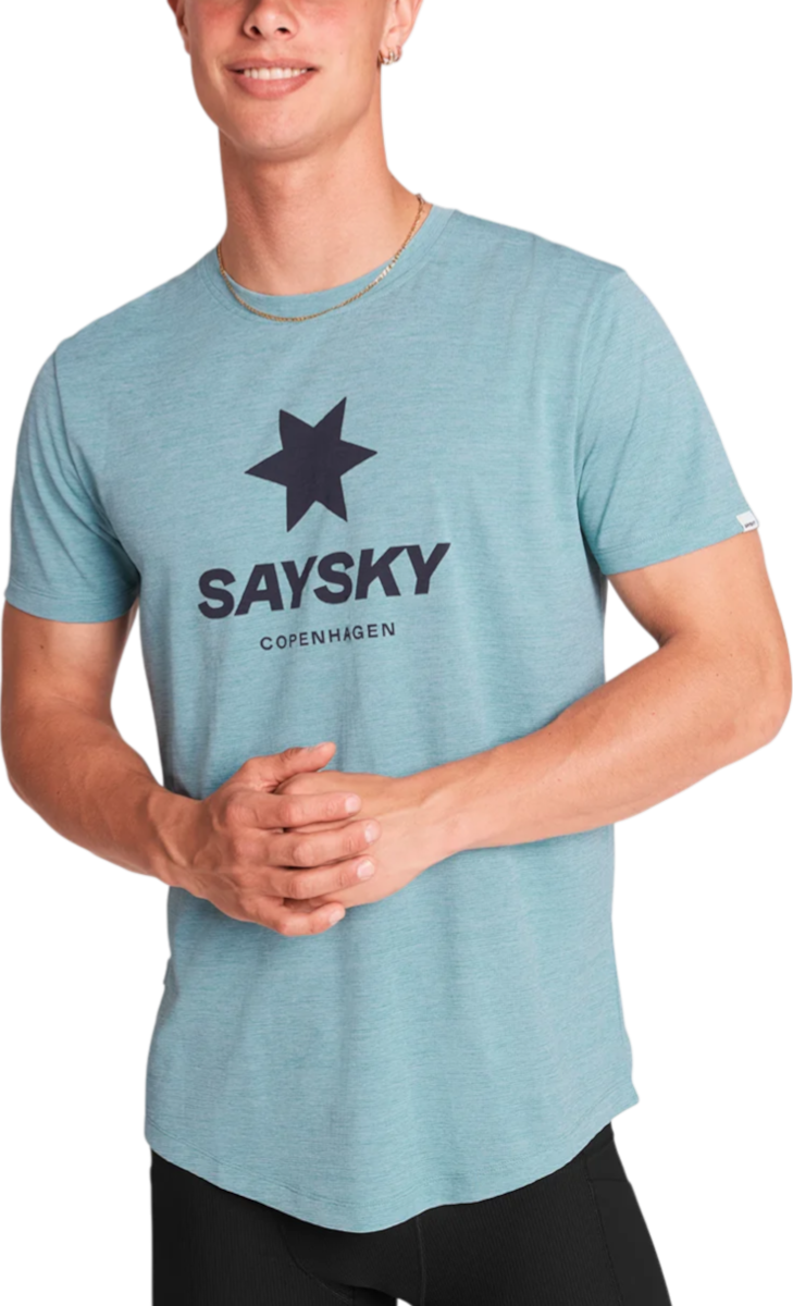 T-shirt Saysky Saysky Logo Combat Pro T-Shirt Turkis | omrss30c2013-omrss30c2013