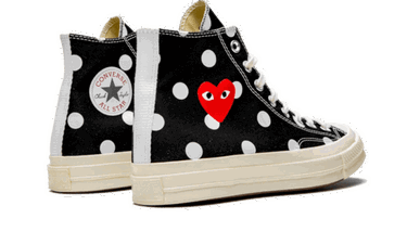 Sneakers og sko Converse Comme des Garçons PLAY x Chuck Taylor All-Star 70s Hi Sort | 157250C, 1