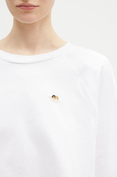 Crop top Fiorucci Angel Cropped T-Shirt Hvid | W01FPTSH106CJ01WH01, 3