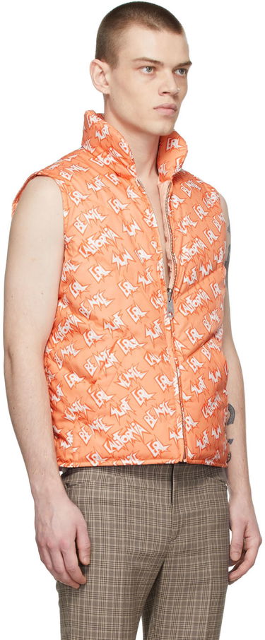 Vest ERL Print Polyester Down Vest Orange | ERL04C005, 1