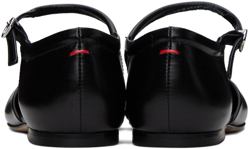 Skopleje Aeyde Aeyde Miri Leather Flats Sort | A11-FL-RKLS08FL47-SS24-800-007, 1