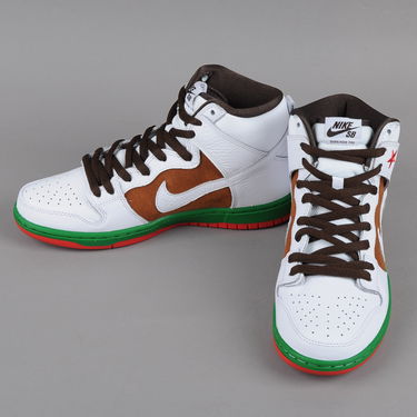 Sneakers og sko Nike SB Dunk High Premium Hvid | 313171-201, 2