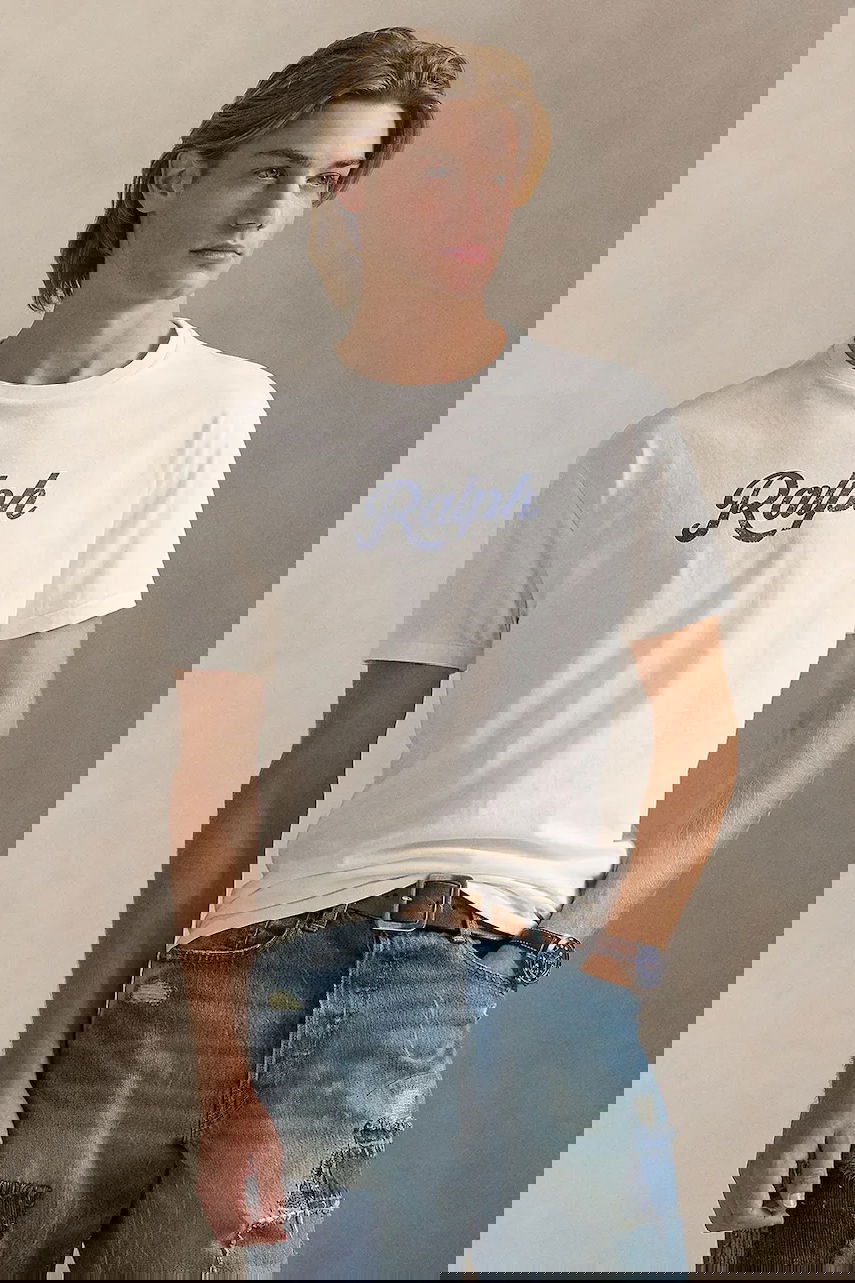 T-shirt Polo by Ralph Lauren Polo Ralph Lauren Printed T-Shirt Hvid | 710936401, 0