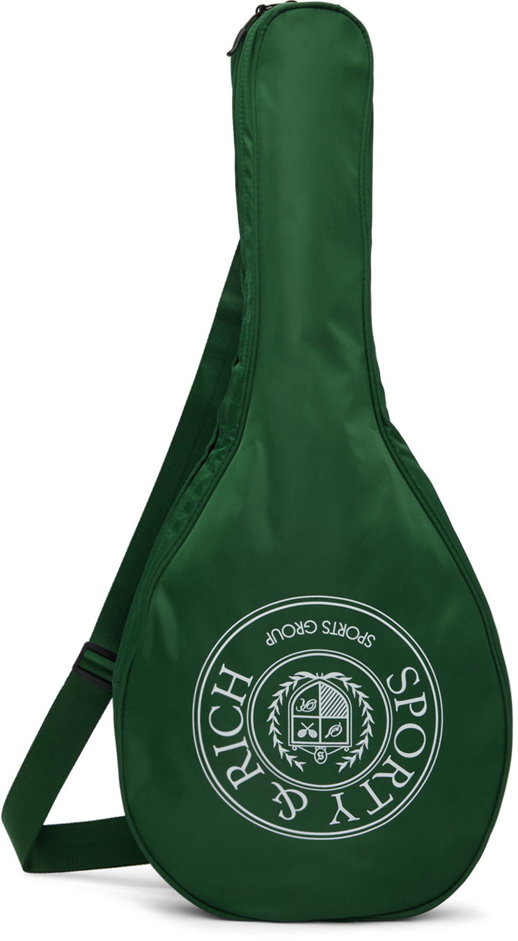 Sportsudstyr Sporty & Rich Sporty & Rich Connecticut Crest Tennis Bag Grøn | ACAW232FO, 0