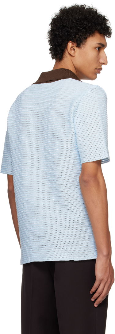 Sweater Jil Sander Jil Sander Knitted Polo Blå | J22GL0113_J15434, 2