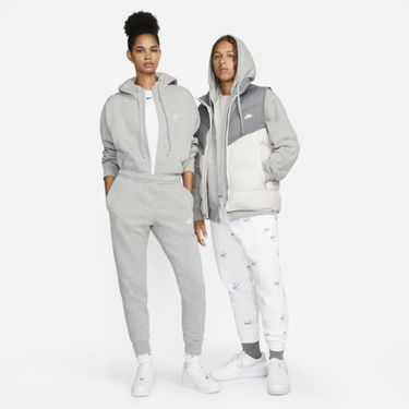 Sweatshirt Nike Hoodie Sportswear Club Fleece Grå | bv2645-063, 3
