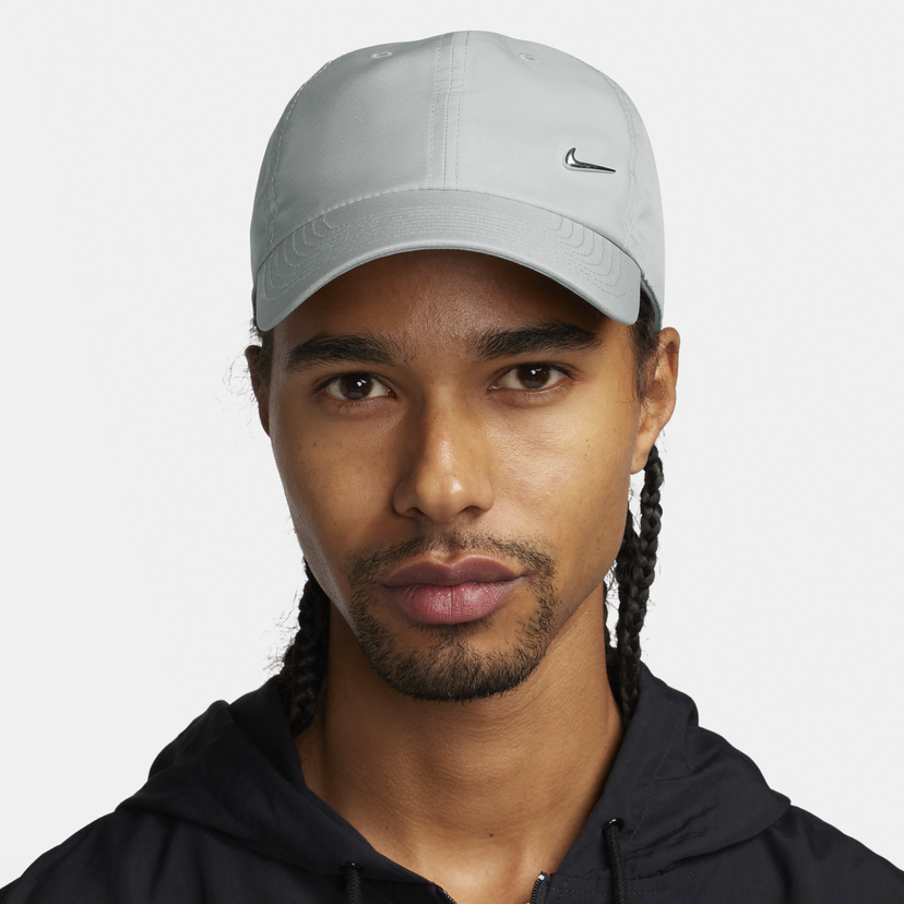 Kasket Nike Dri-FIT Club Swoosh Logo Grå | FB5372-077