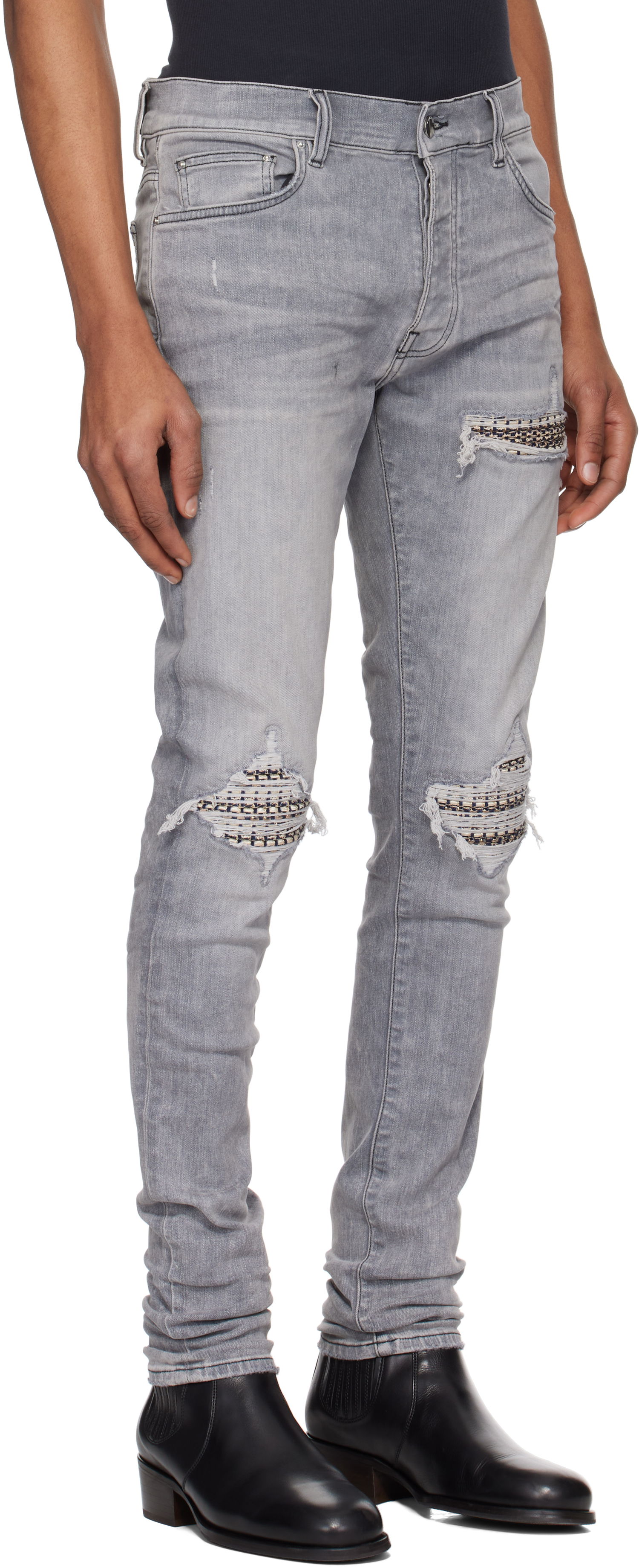 Jeans AMIRI AMIRI Boucle MX1 Jeans Grå | AMDNSY1119, 1