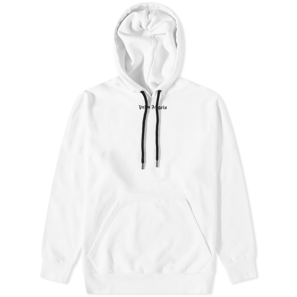Sweatshirt Palm Angels Oversized Logo Popover Hoodie Hvid | PMBB036C99FLE0010110, 0