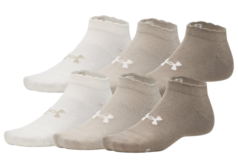 Sokker Under Armour Under Armour Essential 6-Pack Low Cut Socks Beige | 1386239-200, 0