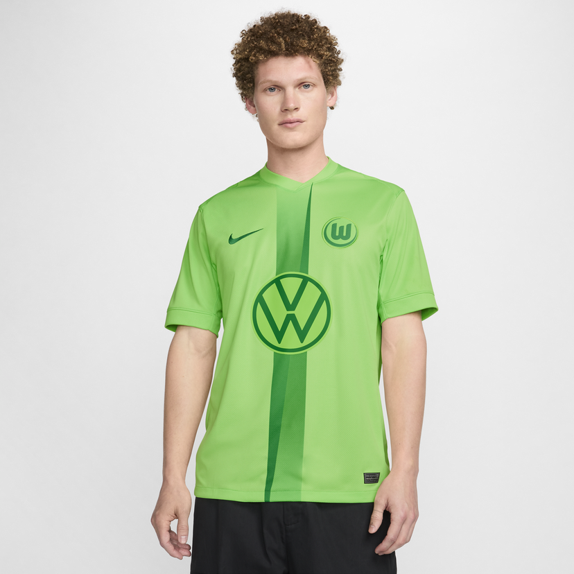 Jersey Nike Dri-FIT Replica VfL Wolfsburg Stadium 2024/25 Replica Grøn | FZ2819-398