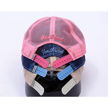 Kasket Von Dutch Von Dutch Trucker Riverside Twill Cap Beige | VD-7030854, 5