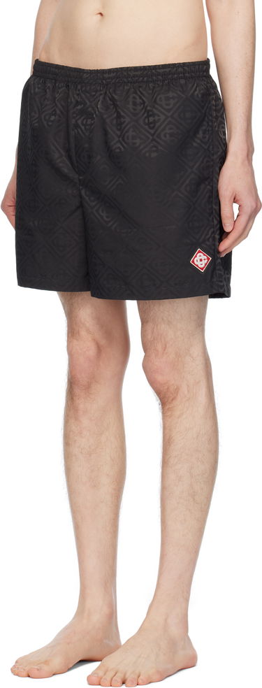 Badetøj Casablanca Casablanca Jacquard Swim Shorts Sort | MPS25-TR-224-04, 3