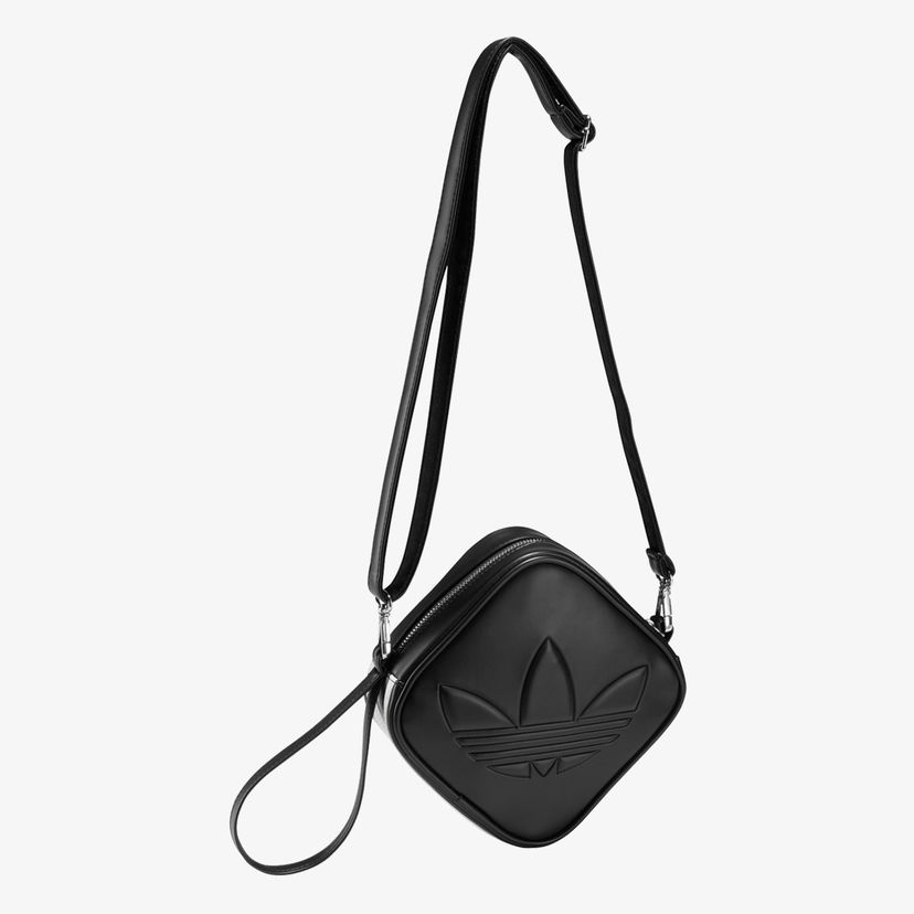 Skuldertaske adidas Originals Crossbody Bag D-Shaped Sort | JC6004