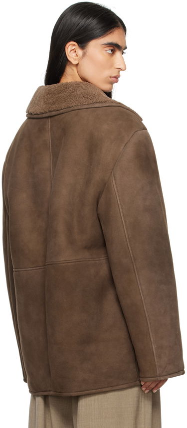 Jakke Loulou de Saison Loulou de Saison Cirebo Shearling Jacket Brun | CIREBO, 2