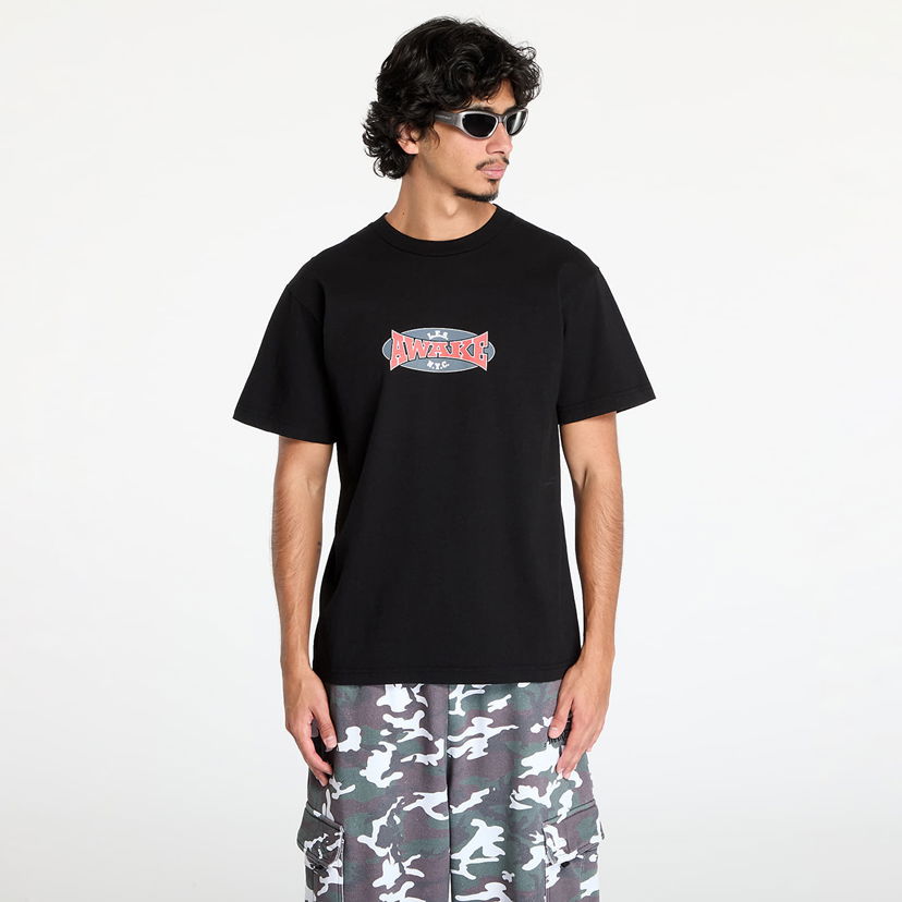 T-shirt Awake NY Les Ny Tee Black L Sort | AWK-FW24-TS309-BLK