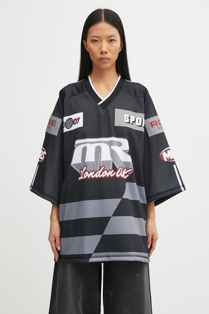 Jersey Martine Rose Martine Rose Oversized Hockey Top Sort | 129JT10009