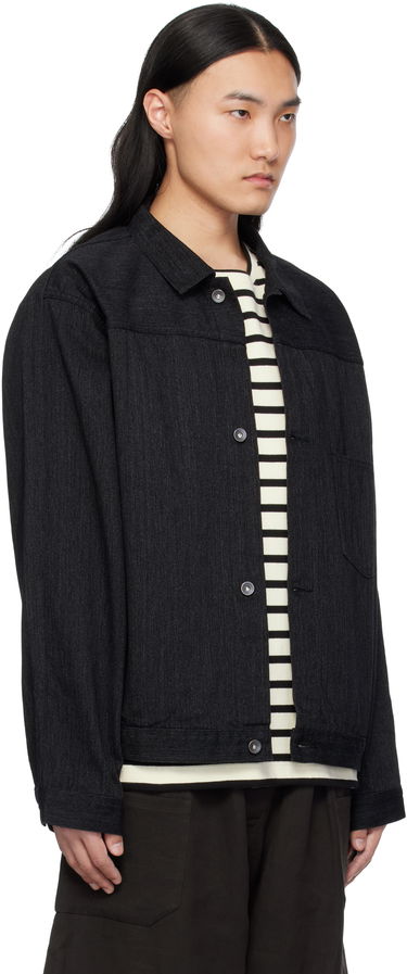 Jakke NANAMICA Nanamica Short Denim Jacket Blå | S25SA081U, 4