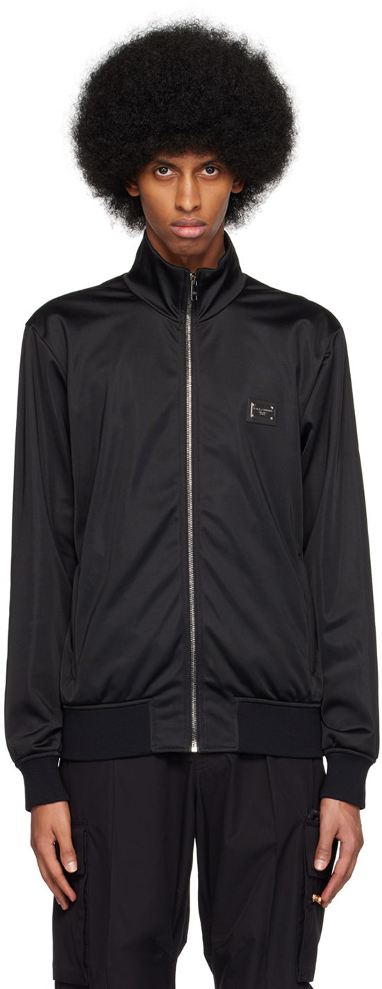 Jakke Dolce & Gabbana Black Patch Track Jacket Sort | G9ABKTHU7B0, 0