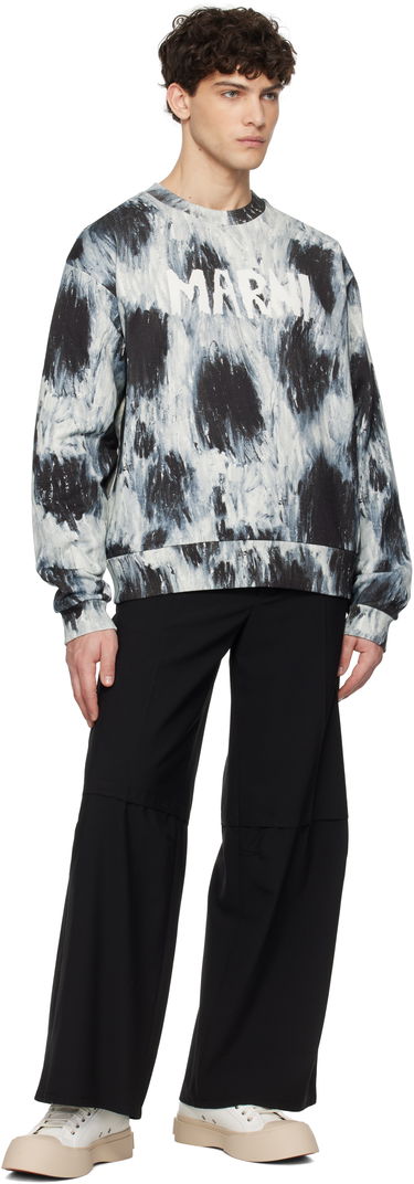 Sweatshirt Marni Marni Scribble Logo Organic Sweatshirt Flerfarvet | FUMU0074PR USS023, 3