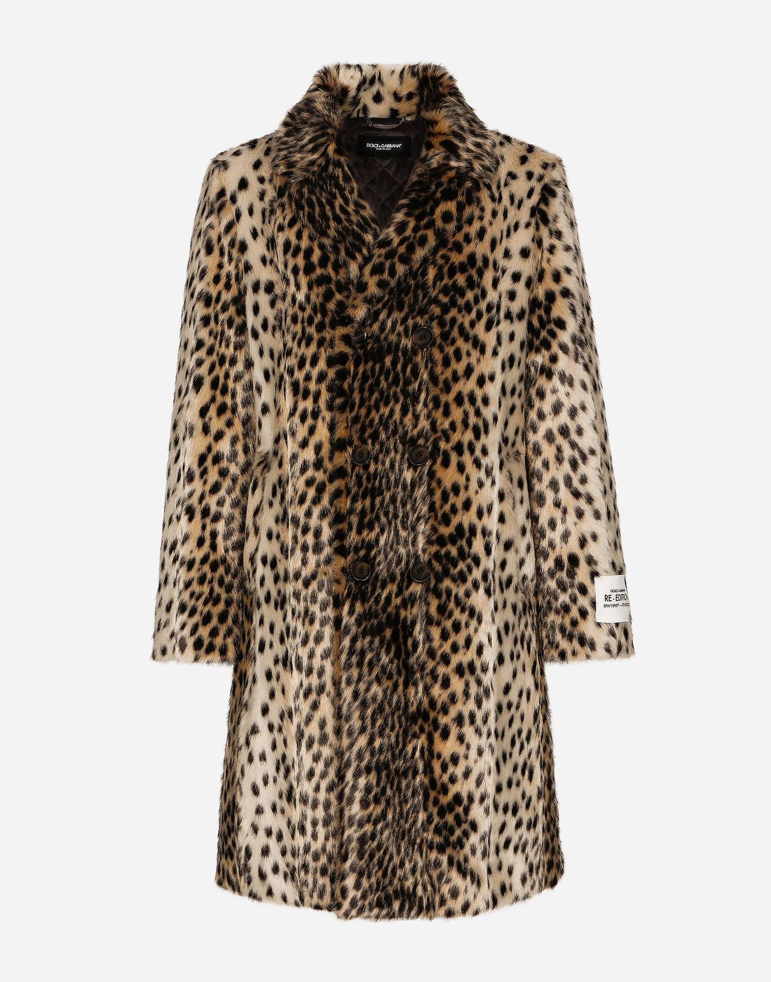 Frakker Dolce & Gabbana Dolce & Gabbana Lynx-Effect Faux Fur Coat Flerfarvet | G038TTFJPAFS8350, 0