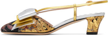 Sneakers og sko Valentino Valentino Garavani Bowow Slingback Heels Flerfarvet | 6W2S0LB6QRU, 2