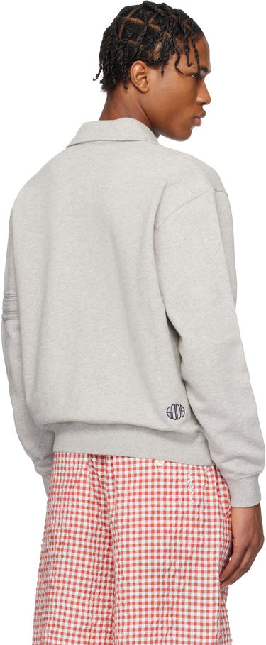 Sweater Bode Bode Crew Polo Grå | MRS25CS058, 2