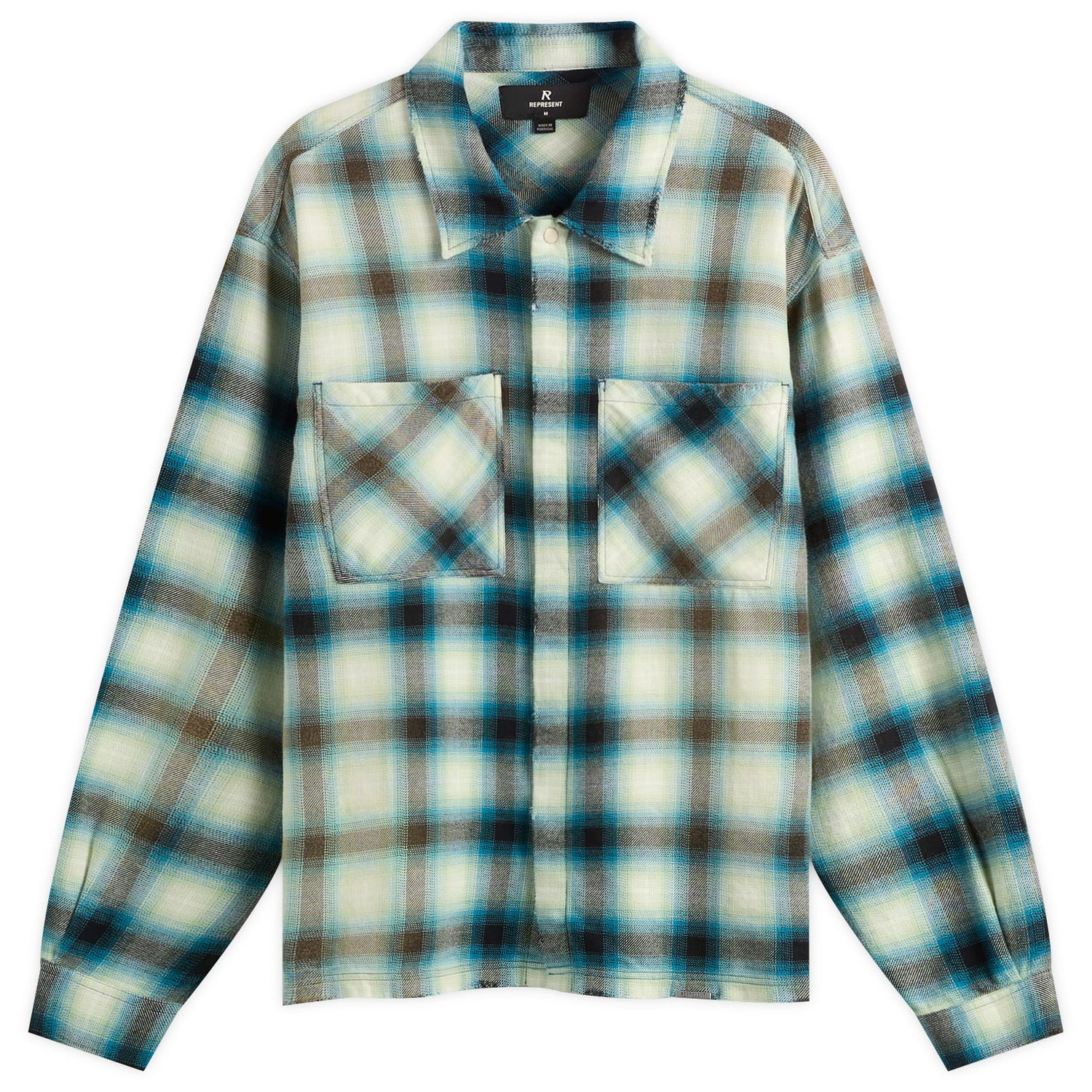 Skjorte Represent Clo Sun Bleached Flannel Shirt Flerfarvet | MLM100107-08, 0